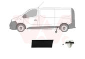 Moulure d'aile noire RENAULT TRAFIC OEM 788137407R