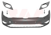 Pare-Chocs Avant VW Golf OEM 5G0807217FPGRU