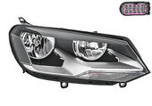 Phare droit halogène, technologie halogène, feu de jour à ampoule classique, compatible jusqu'à 10/2014 pour VOLKSWAGEN TOUAREG DE 06/2010 A 12/2014