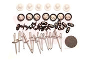 Kit De Fixation Bouclier Avant Peugeot 407 (2004-2011) - 20 Pièces, Référence 604009D