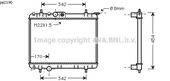 Radiateur D'Eau Peugeot 206 OEM 1330G1